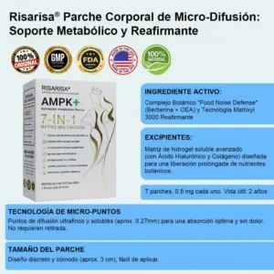 𝑪𝒉𝒓𝒊𝒔𝒕𝒎𝒂𝒔 𝑺𝒑𝒆𝒄𝒊𝒂𝒍𝒔 𝑶𝒇𝒊𝒄𝒊𝒂𝒍 𝑺𝒕𝒐𝒓𝒆⭐⭐⭐ 𝐑𝐢𝐬𝐚𝐫𝐢𝐬𝐚® 🇺🇸 𝟕-𝐈𝐍-𝟏 𝐏𝐚𝐫𝐜𝐡𝐞 𝐌𝐞𝐭𝐚𝐛𝐨́𝐥𝐢𝐜𝐨 & 𝐑𝐞𝐚𝐟𝐢𝐫𝐦𝐚𝐧𝐭𝐞 (𝐓𝐞𝐜𝐧𝐨𝐥𝐨𝐠𝐢́𝐚 𝐌𝐢𝐜𝐫𝐨-𝐃𝐢𝐟𝐮𝐬𝐢𝐨́𝐧, 𝐄𝐟𝐞𝐜𝐭𝐨 𝟐𝟒𝐇) 𝐏𝐚𝐫𝐚 𝐂𝐨𝐧𝐭𝐫𝐨𝐥 𝐝𝐞 𝐏𝐞𝐬𝐨, 𝐀𝐧𝐭𝐨𝐣𝐨𝐬, 𝐄𝐧𝐞𝐫𝐠𝐢́𝐚 𝐲 𝐌𝐞𝐭𝐚𝐛𝐨𝐥𝐢𝐬𝐦𝐨 𝐝𝐞 𝐀𝐳𝐮́𝐜𝐚𝐫𝐞𝐬 💡💡💡