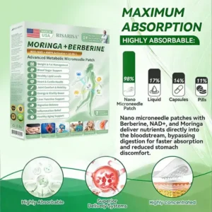 𝐎𝐟𝐟𝐢𝐜𝐢𝐚𝐥 𝐔𝐒 𝐒𝐭𝐨𝐫𝐞 🇺🇸  | 🧑‍⚕️🩺 RISARISA® Moringa · Berberine × NAD+ 𝟏𝟎-𝐢𝐧-𝟏 𝐀𝐝𝐯𝐚𝐧𝐜𝐞𝐝 𝐍𝐚𝐧𝐨 𝐌𝐢𝐜𝐫𝐨𝐧𝐞𝐞𝐝𝐥𝐞 𝐏𝐚𝐭𝐜𝐡 — 𝐎𝐧𝐜𝐞 𝐃𝐚𝐢𝐥𝐲, 𝐕𝐢𝐬𝐢𝐛𝐥𝐞 𝐑𝐞𝐬𝐮𝐥𝐭𝐬 𝐢𝐧 𝟕 𝐃𝐚𝐲𝐬 👍